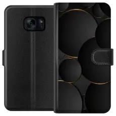 Gustaf - Pl&aring;nboksfodral till Samsung Galaxy S7 med Lyxig Cirklar