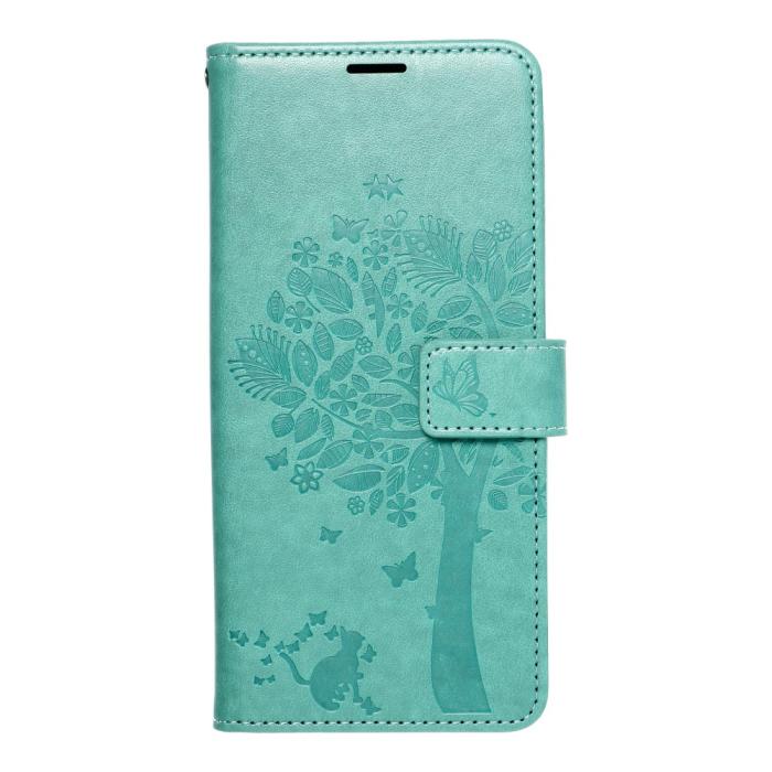 Forcell - Forcell MEZZO Plånboksfodral till XIAOMI Redmi Note 10 Pro - Träd grön