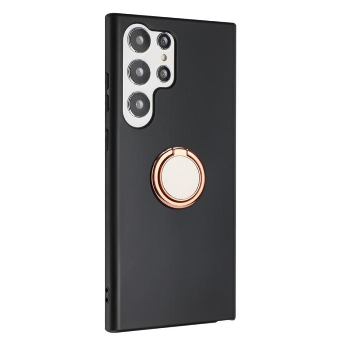 OEM - Mobilskal till Samsung Galaxy S26 Ultra Ring Kickstand Mjuk TPU Matt - Roséguld