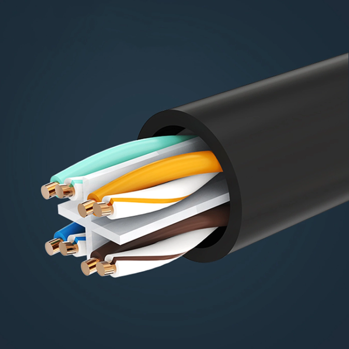 Ugreen - Ugreen Ethernet Patchcord RJ45 F/UTP Cat 6 1000Mbps 1m