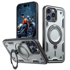 N/A - Mobilskal till iPhone 14 Pro Max Plast Milit&auml;rskydd Kickstand - Gr&aring;