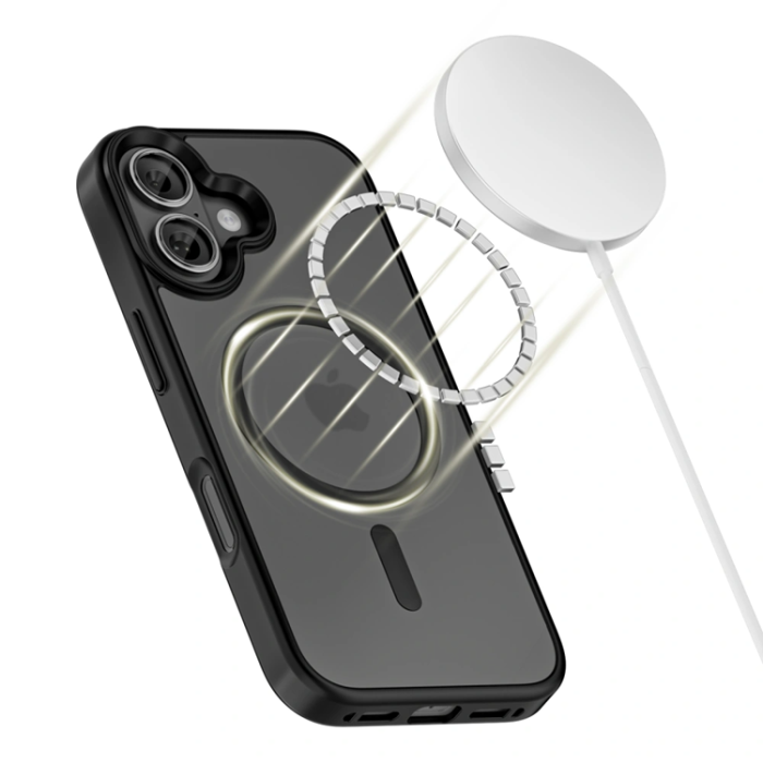 Tech-Protect - Tech-Protect iPhone 17 Mobilskal Magsafe Matte - Svart