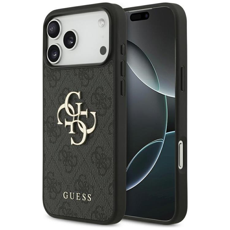 Guess iPhone 17 Pro Max Mobilskal 4G Big Logo - Svart | 2353 | AlltMobil