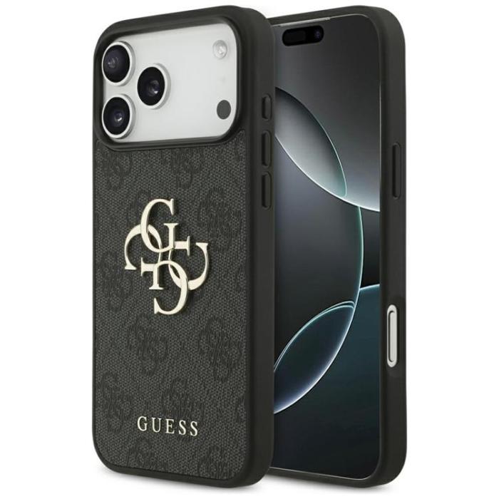Guess - Guess iPhone 17 Pro Max Mobilskal 4G Big Logo - Svart