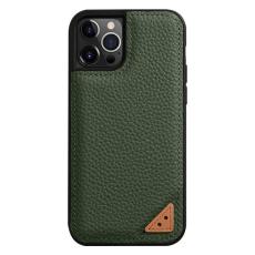 Melkco - MELKCO Mobilskal till iPhone 13 Pro Max &Auml;kta l&auml;der + PC - Gr&ouml;n