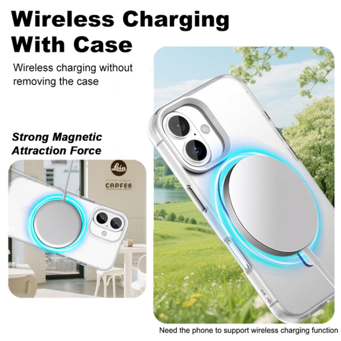 Imak - IMAK iPhone 17 Mobilskal MagSafe Anti Drop - Vit