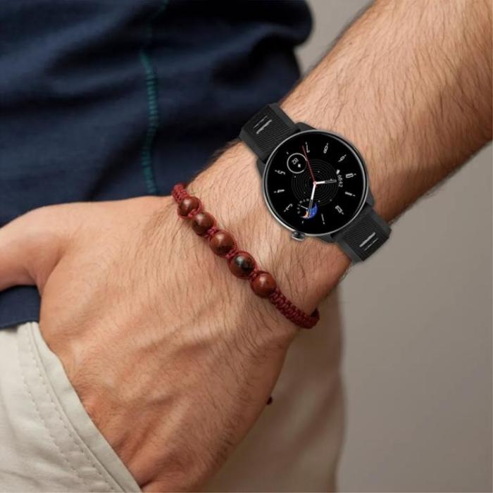 Taltech - Galaxy Watch 6 Classic 43mm Armband - Svart/Blå