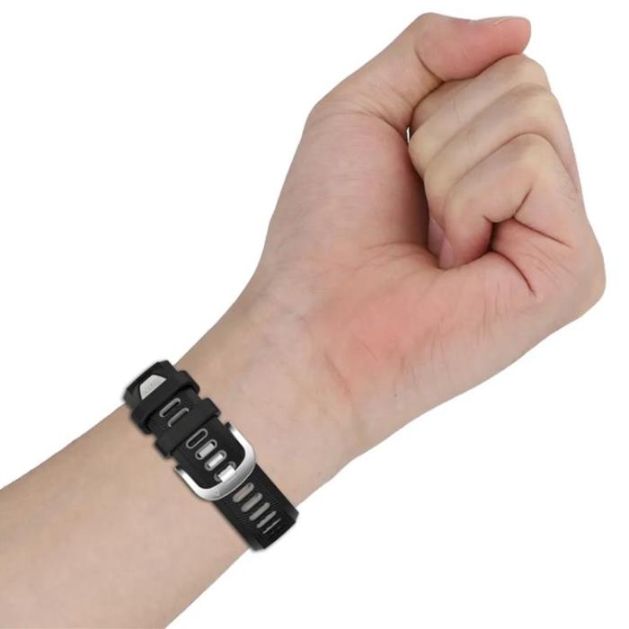 Taltech - Galaxy Watch 6 Classic 43mm Armband - Svart/Blå