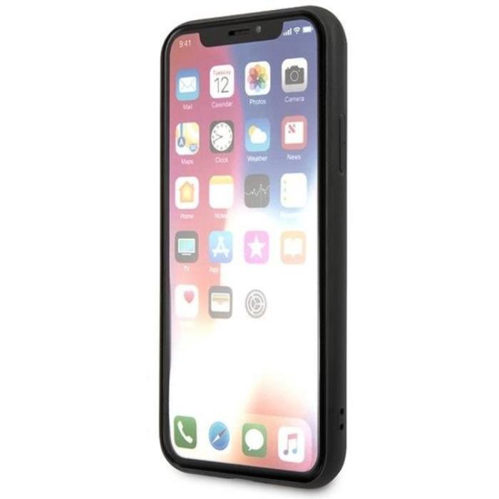 KARL LAGERFELD - Karl Lagerfeld iPhone X/XS Skal Saffiano Ikonik Karl & Choupette Head