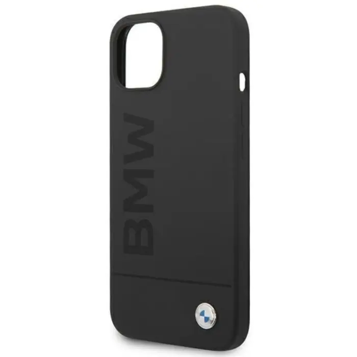 BMW - BMW iPhone 14 Plus Skal Magsafe Silicone Signature Logo - Svart