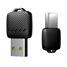 A-One Brand - CarPlay 2in1 USB Mini Trådbunden Trådlös Adapter EC03 - Svart