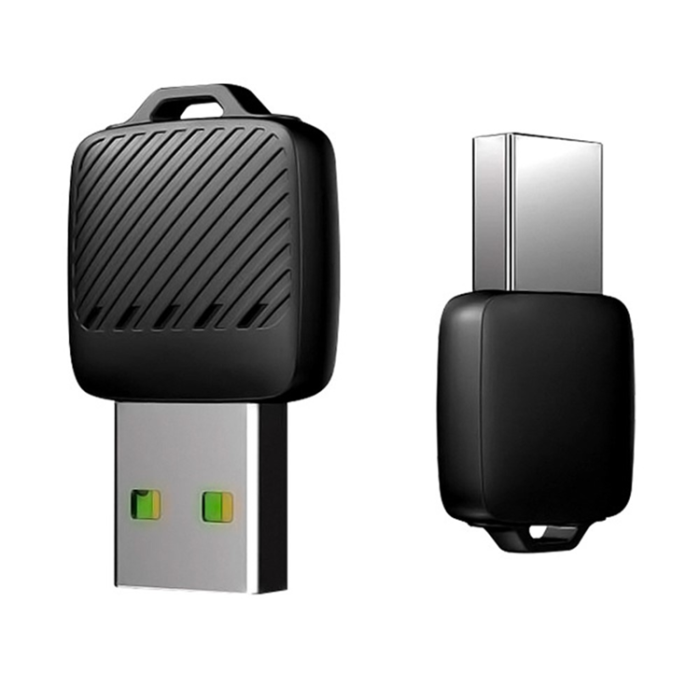 A-One Brand - CarPlay 2in1 USB Mini Trådbunden Trådlös Adapter EC03 - Svart