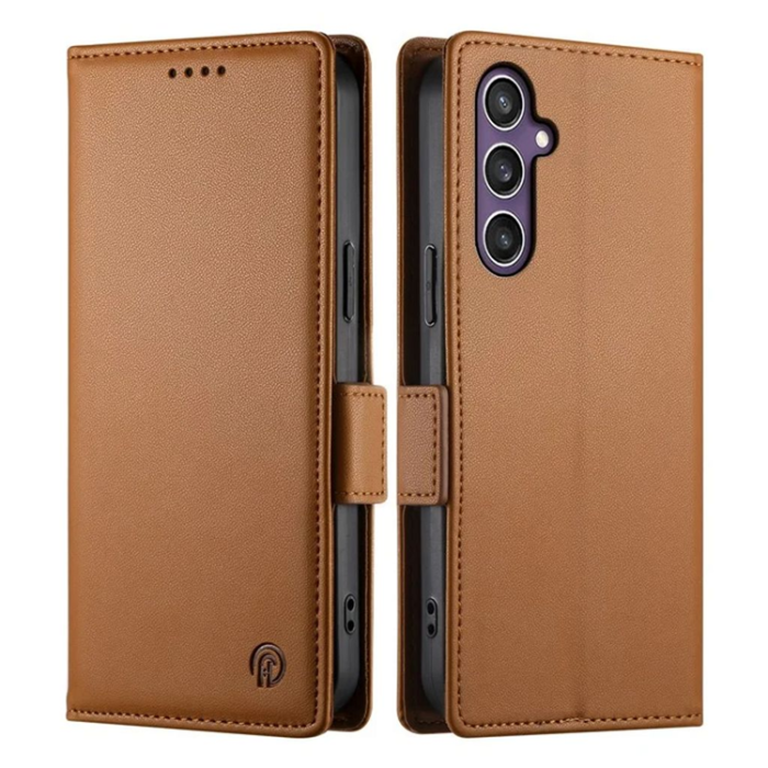 OEM - Galaxy S25 Plus Plånboksfodral - Brun