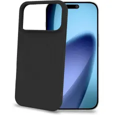 Celly - Celly iPhone 17 Pro Mobilskal MagSafe Cromo Soft Rubber - Svart