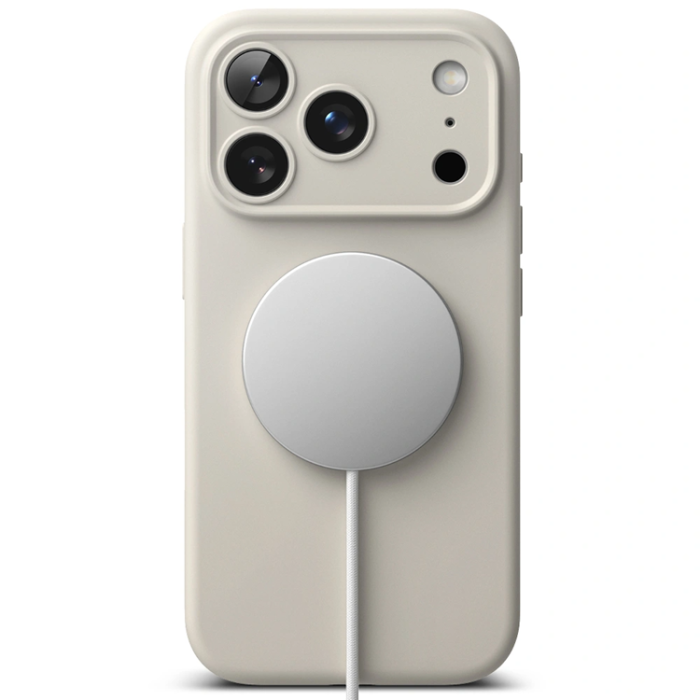 Tech-Protect - Tech-Protect iPhone 17 Pro Mobilskal Magsafe Magnetic Silikon - Stone
