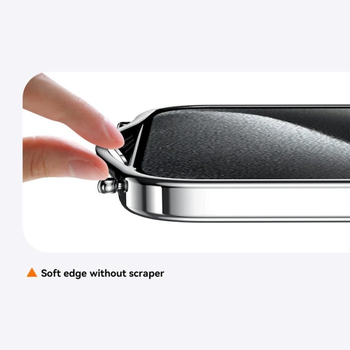 SULADA - SULADA Mobilskal till iPhone 14 Electroplating Ultra Clear TPU - Svart