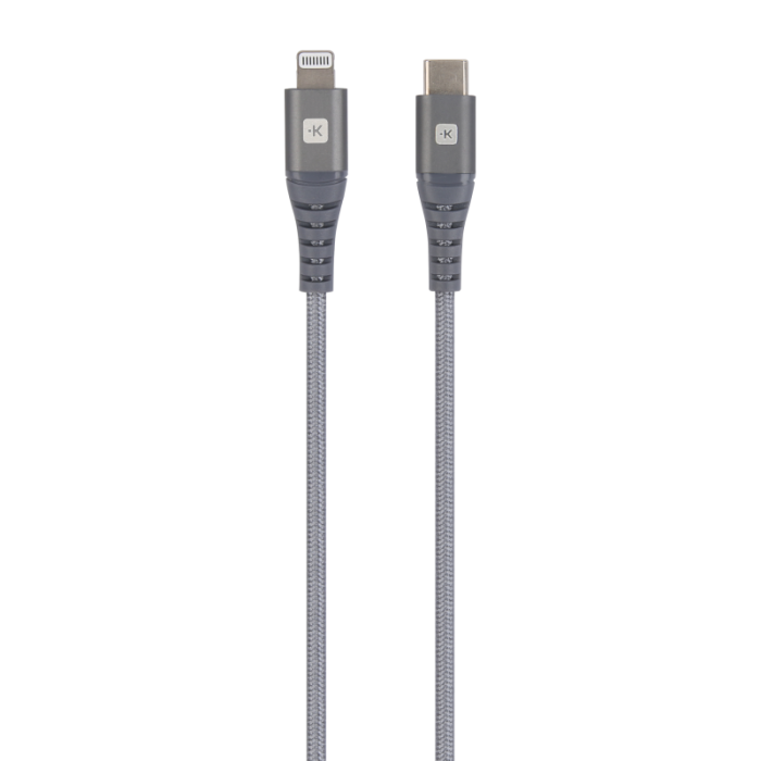 UTGATT1 - SKross USB-C to Lightning Kabel - 200 cm - Grå