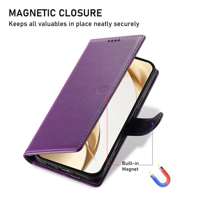 OEM - Plånboksfodral för Samsung Galaxy S26 Magnetiskt Konstläder - Lila
