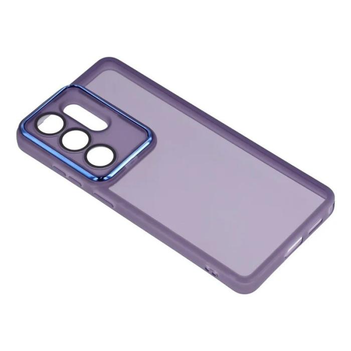 WANLONFENG - WANLONFENG Mobilskal för Samsung Galaxy S26 Ultra TPU - Lila