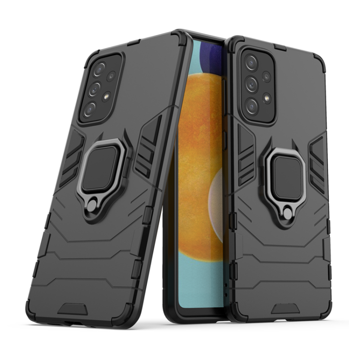 OEM - Galaxy A73 Skal Ring Armor - Svart