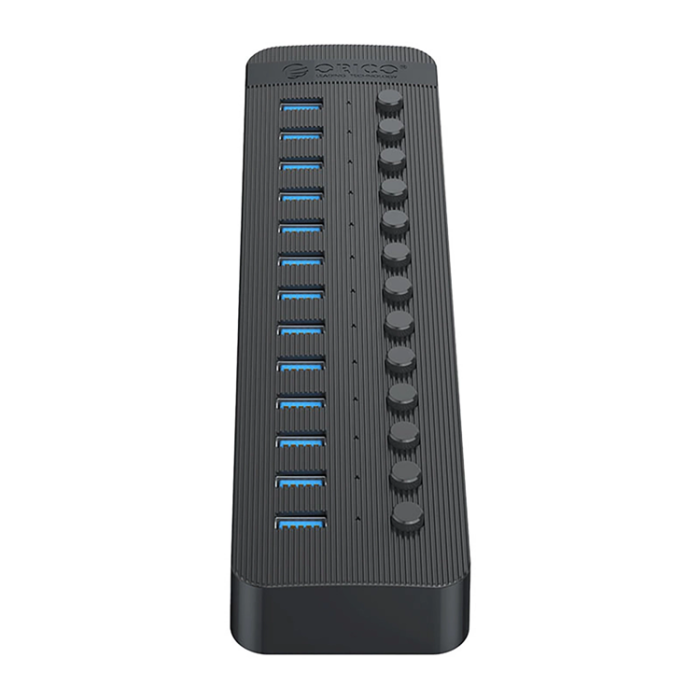 ORICO - Orico Hubb 13xUSB-A 3.0 med Strömbrytare - Svart
