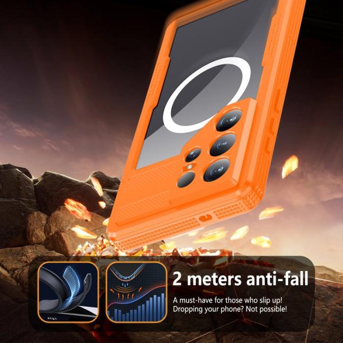 RedPepper - Redpepper Mobilskal för Samsung Galaxy S26 Ultra Vattentålig Magnetisk - Orange