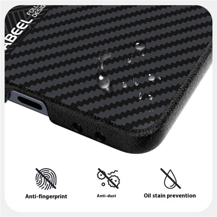 ABEEL - Abeel Galaxy Z Flip 7 Mobilskal MagSafe Läder - Texture 2