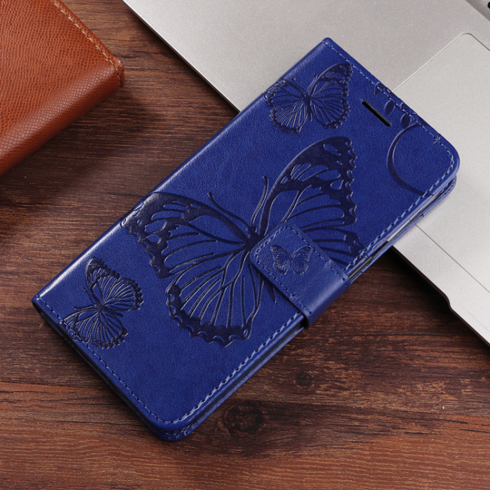 A-One Brand - OnePlus 15 5G Konstläder Plånboksfodral Floral Butterfly Imprinted