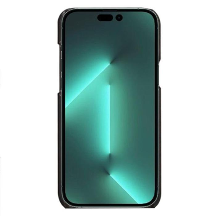 OEM - iPhone 14 Pro Skal Korthållare PU Läder - Svart
