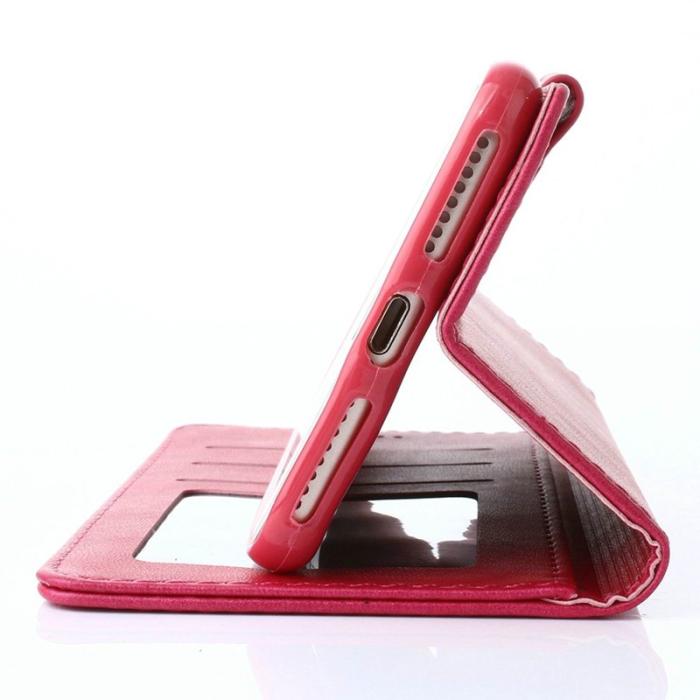 LC.imeeke - LC.IMEEKE Plånboksfodral Folio Konstläder - iPhone SE (2020)/8/7 - Rosa