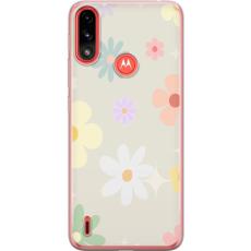 iSecrets - Mobilskal till Motorola Moto E7 Power med fejdande blommor