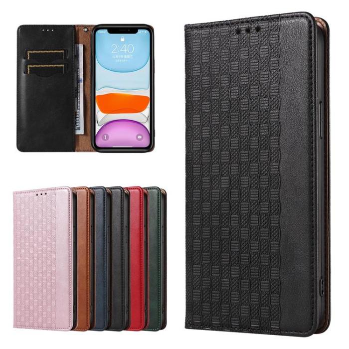 OEM - iPhone 13 Plånboksfodral Magnet Strap - Svart