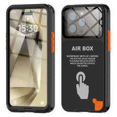 SHELLBOX - SHELLBOX Air Box Series iPhone 15 Pro Vattent&auml;t Fodral Svart
