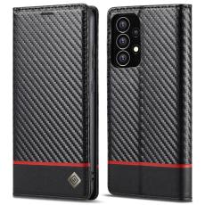 LC.imeeke - LC.IMEEKE Samsung Galaxy A53 Pl&aring;nboksfodral i Konstl&auml;der - Horisontell Rand