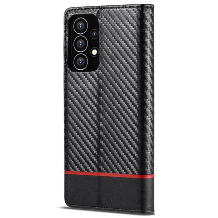 LC.imeeke - LC.IMEEKE Samsung Galaxy A53 Plånboksfodral i Konstläder - Horisontell Rand