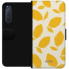Gustaf - Pl&aring;nboksfodral till Sony Xperia 5 II med Lemon Breeze