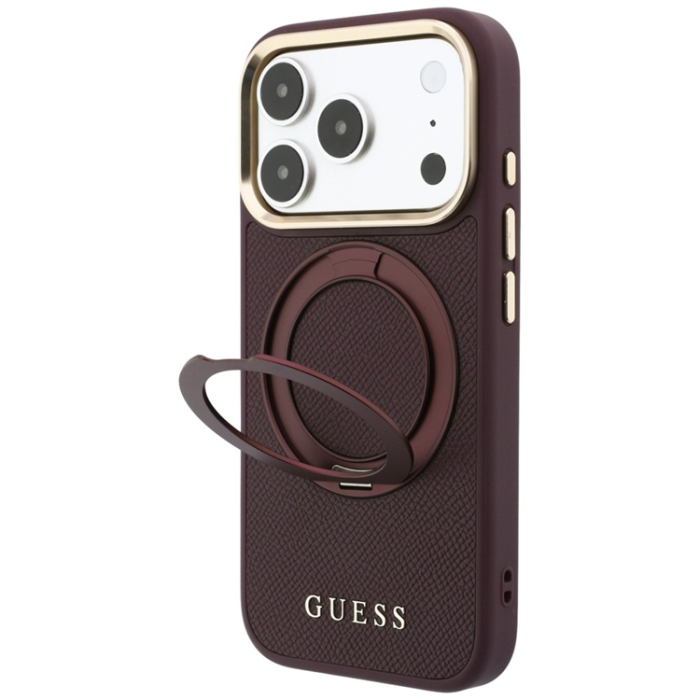 Guess - Guess Mobilskal till iPhone 18 Pro Max/17 Pro Max Magsafe Ringställ 360