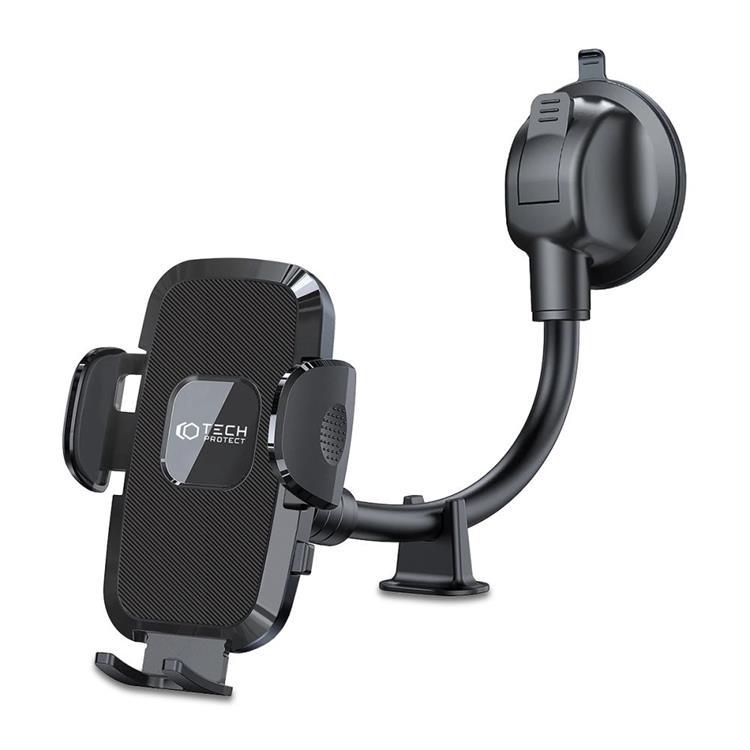 Tech-Protect V3 Long Arm Windshield Och Dashboard Bilhållare - Svart | 264 | AlltMobil