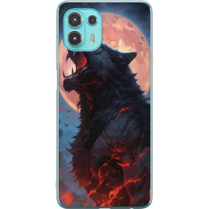 iSecrets - Mobilskal till Motorola Edge 20 Lite med Ylande varg