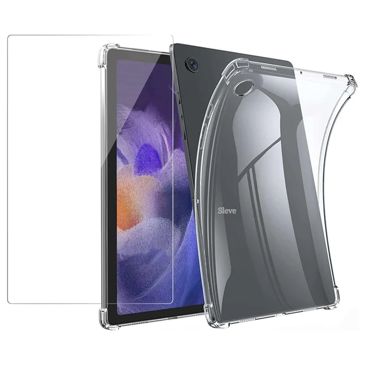 BOOM Galaxy Tab A9 Skal TPU + 2.5D Arc Edge Härdat Glas | 5468 | AlltMobil