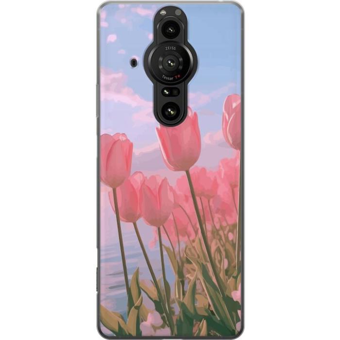 iSecrets - Mobilskal till Sony Xperia Pro-I med Rosa Tulpaner