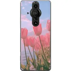 Gustaf - Mobilskal till Sony Xperia Pro-I med Rosa Tulpaner