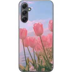 Gustaf - Mobilskal till Samsung Galaxy A24 4G med Rosa Tulpaner