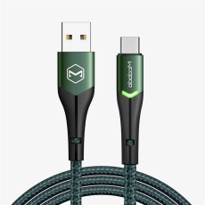 MCDODO - MCDODO USB-A - USB-C Kabel 1m MDD CA-7960 - Grön