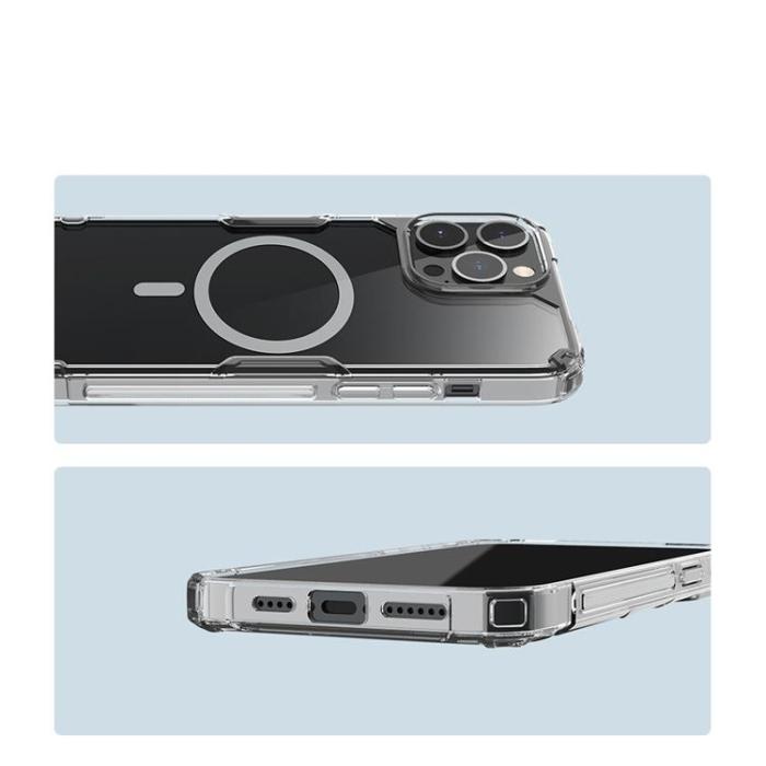 Nillkin - Nillkin Magsafe iPhone 14 Pro Skal Nature Pro - Blå