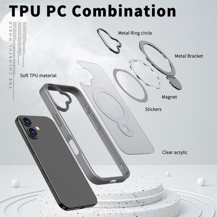 A-One Brand - iPhone 17 Mobilskal MagSafe Rotating Kickstand