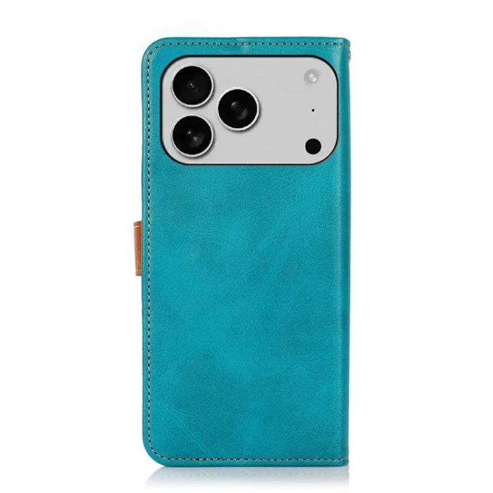 KHAZNEH - KHAZNEH iPhone 17 Pro Max Plånboksfodral Läder Stativ
