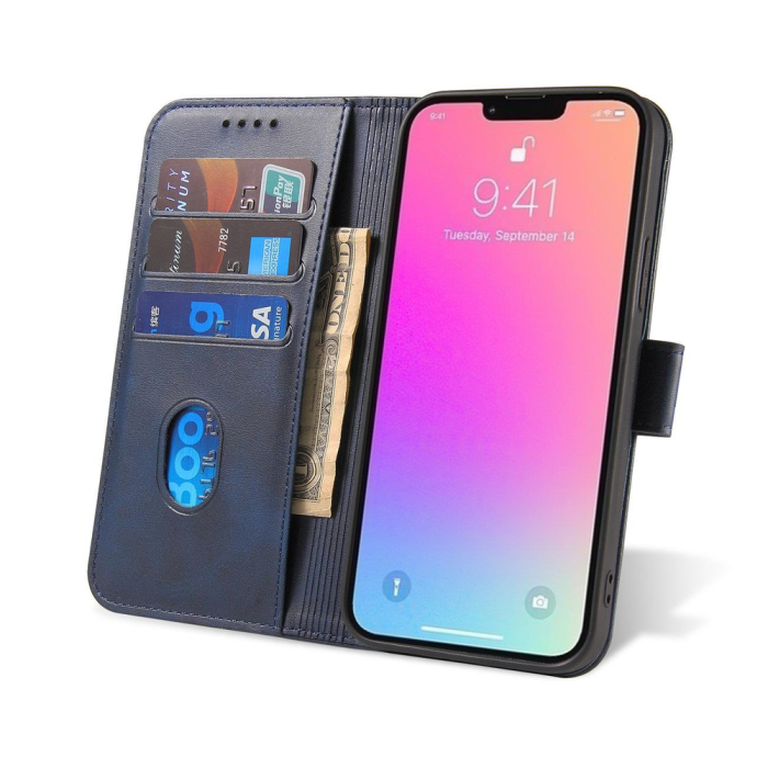 OEM - Galaxy S23 Ultra Plånboksfodral Magnet - Blå