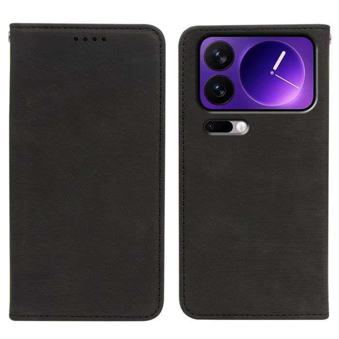 A-One Brand - Xiaomi 17 Pro Max Plånboksfodral Striped Texture - Svart