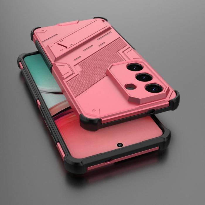 OEM - Mobilskal till Samsung Galaxy S26/S26 Pro PC + TPU Stöttåligt - Rosa